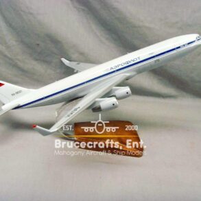 Model of Ilyushin Il-96 with detailed craftsmanship.